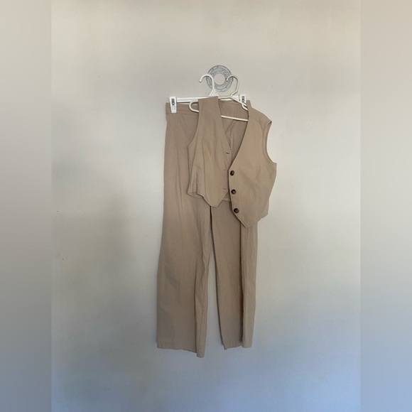 NWOT Cotton Vest And Pants Two Piece Set - Picture 6 of 6